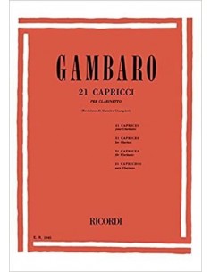 21 Capricci per Clarinetto....