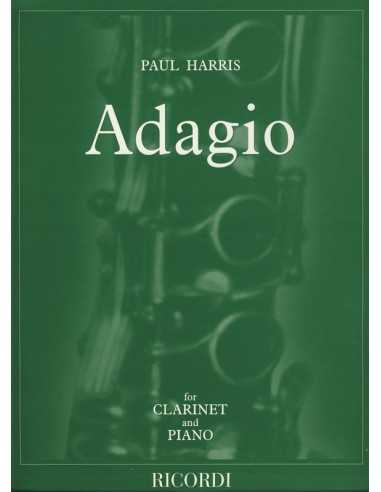 Adagio for Clarinet & Piano. Harris, P.