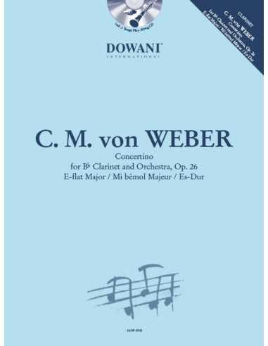 Concertino for Sib Clarinet and Orchestra. Webber, C.M.