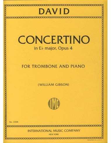 Concertino in Eb Major for Trombone and Piano Op.4. David, F. (Willian Gibson)