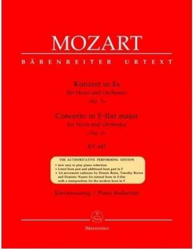 Concerto E-flat Major N3 KV447 for Horn and PIano. Mozart, A.