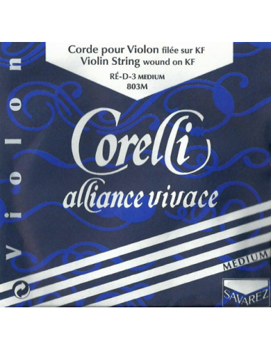 Cuerda Violín 4/4. 1ª-Mi Corelli Alliance Vivace 821