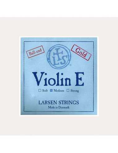 Cuerda Violin 4/4. 1Mi Larsen Oro Fuerte (Bola)