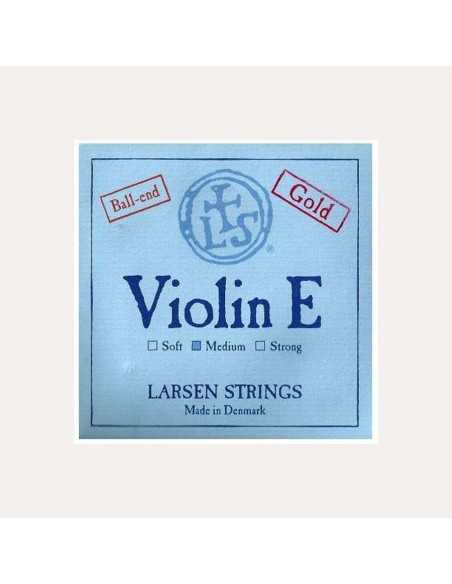 Cuerda Violin 4/4. 1Mi Larsen Oro Fuerte (Bola)