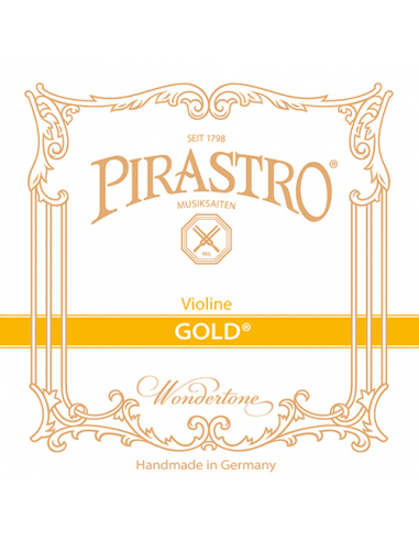 Cuerda Violín 4/4. 3ª-Re Pirastro Gold 2154