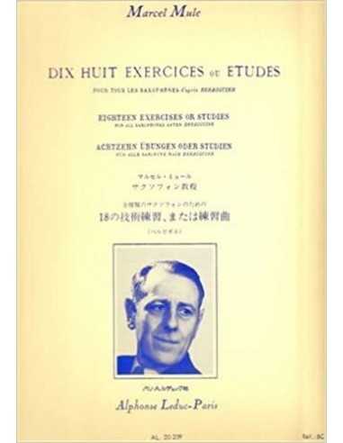 Dix Huit Exercices ou Etudes. Mule, Marcel/Berbiguier, T.