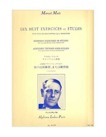 Dix Huit Exercices ou Etudes. Mule, Marcel/Berbiguier, T.
