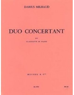 Duo Concertant. Milhaud,...