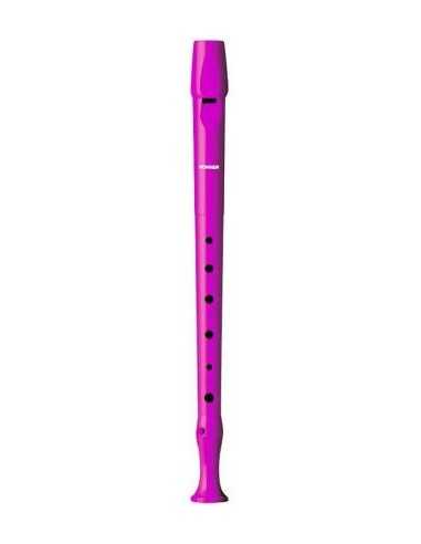 Flauta Dulce Hohner 95084-PK Plástico Digitación Alemana 1 Pieza Rosa
