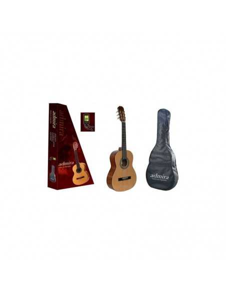 Guitarra Clásica Admira Alba Pack 3/4 (Guitarra Clásica/Funda/Afinador con Pinza) (Serie Iniciación)
