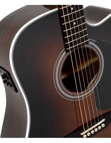 Guitarra Electroacústica Sigma DTC-1E SB Dreadnought Cutaway