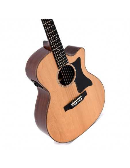 Guitarra Electroacústica Sigma GMC-1E+ Grand OM Cutaway