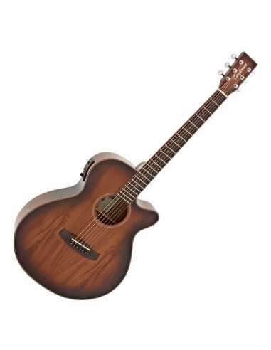 Guitarra Electroacústica Tanglewood TW4KOA Super Folk Cutaway