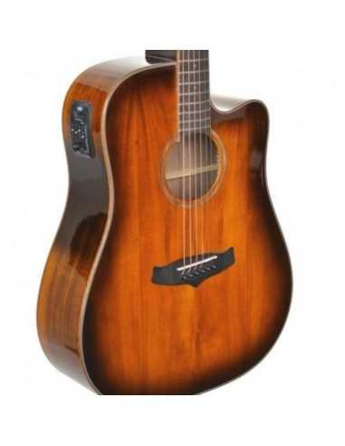 Guitarra Electroacústica Tanglewood TW5KOA Dreadnought Cutaway