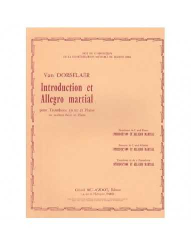 Introduction et Allegro Martial. Dorsselaer, Willy van