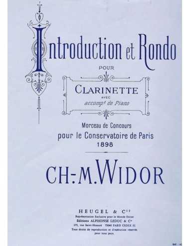 Introduction et Rondo Op.72. Widor, C.M.