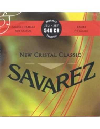 Juego Cuerdas Guitarra Clásica Savarez New Cristal Classic Roja 540-CR