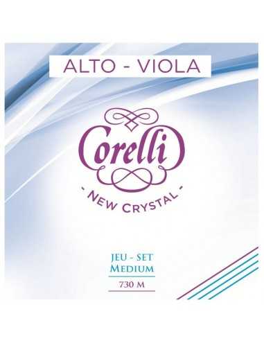 Juego Cuerdas Viola 4/4 Corelli New Crystal 730