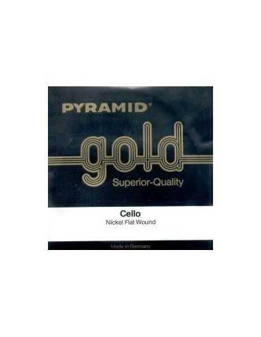 Juego Cuerdas Violoncello 4/4 Pyramid Gold 173100
