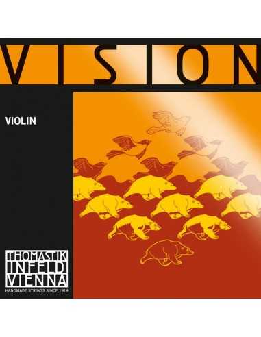 Juego Cuerdas Violín 1/10 Thomastik Vision VI-100