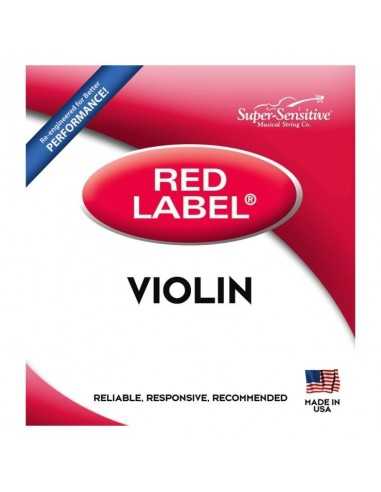 Juego Cuerdas Violín 1/2 Super-Sensitive Red Label 210