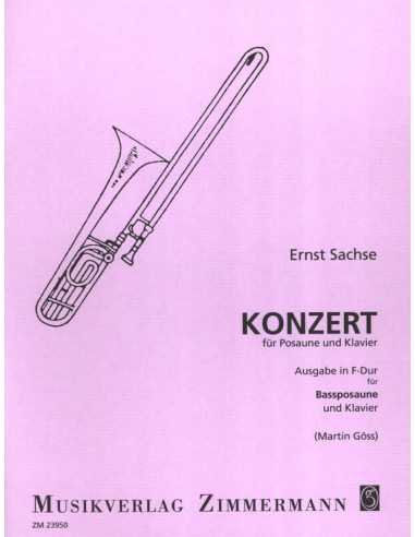 Konzert in F-Dur for Trombone. Sachse, E. / Goss, M.