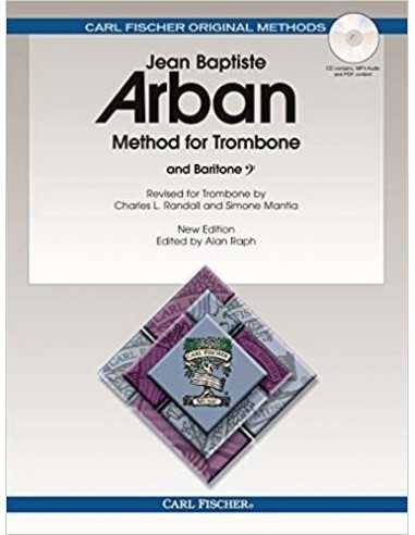 Method for Trombone-Bombardino/Book + Online Audio. Arban, Jean Baptiste