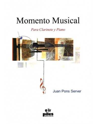 Momento Musical para Clarinete y Piano. Pons, J.