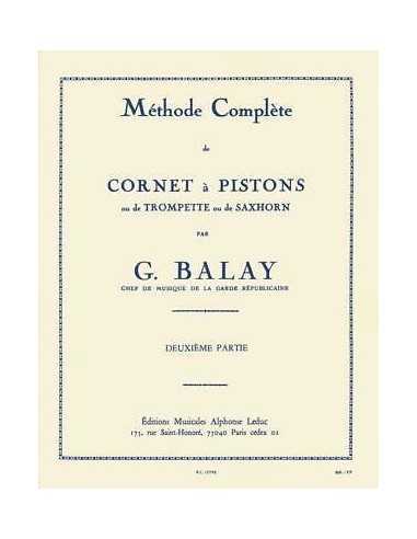 Méthode de Cornet ou Trompette Vol.2. Balay, G.