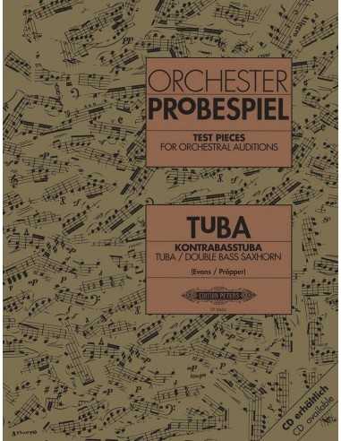 Orchester Probespiel. Tuba. Evans / Propper