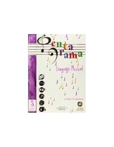 Pentagrama Lenguaje Musical Elemental Vol. 3 + CD. Amat, Casanova