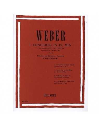 Primo Concerto in Fa minore Op.73. Weber, C.M./Giampieri, A.