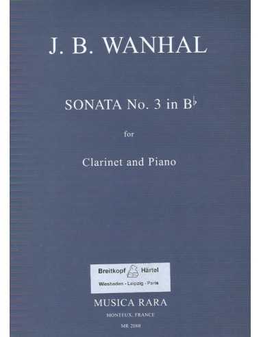 Sonata N.3 en Sib. Vanhal, J.B.