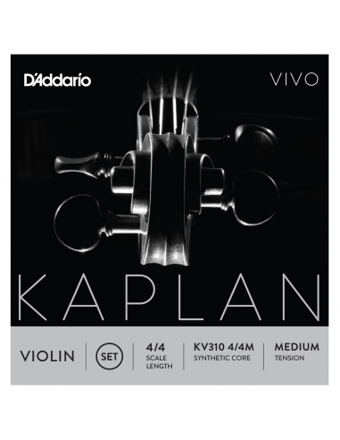 Juego Cuerdas Violín 4/4 D'Addario Kaplan Vivo KV310