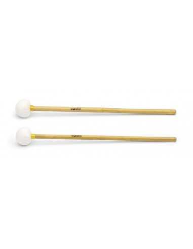 Baquetas Timbal Gonalca Amarilla Blanda Bambú Ref. 6011