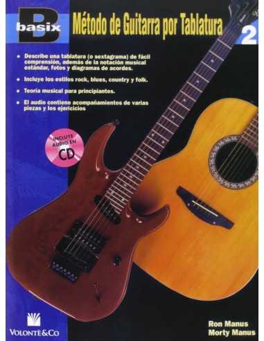 Basix. Método Guitarra Tablatura Vol.2 + CD. Manus, R / M.
