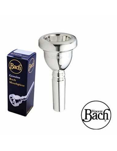 Boquilla Trombón Bach 12C Tubería Estrecha 350. Plateada