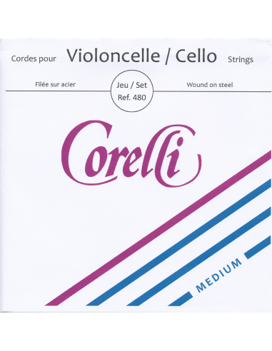 Cuerda Violoncello 4/4. 1ª-La Corelli 481