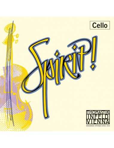 Cuerda Violoncello 4/4. 1ª-La Thomastik Spirit SP-41