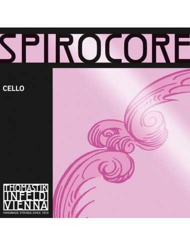 Cuerda Violoncello 4/4. 1ª-La Thomastik Spirocore S-25