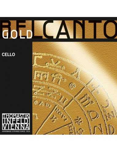 Cuerda Violoncello 4/4. 2ª-Re Thomastik Belcanto Gold BC-27G