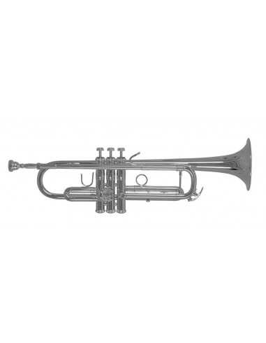 Trompeta Sib Bach TR450S Plateada