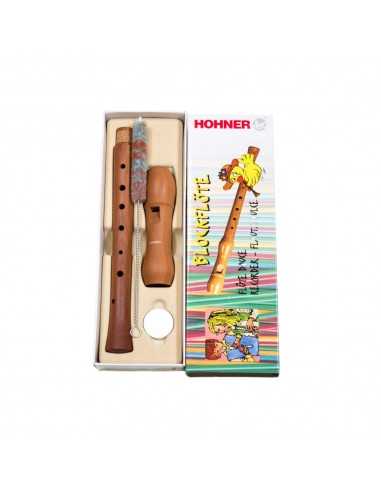 Flauta Dulce Hohner 9501 Madera Peral Digitación Alemana 2 Piezas