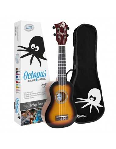 Ukelele Soprano Octopus Violin Burst UK-200EX-OVB