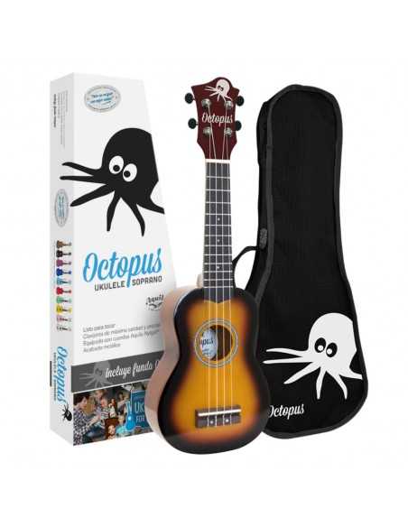 Ukelele Soprano Octopus Violin Burst UK-200EX-OVB