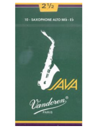 Caña Saxofon Alto Vandoren JAVA VERDE n 2 1/2