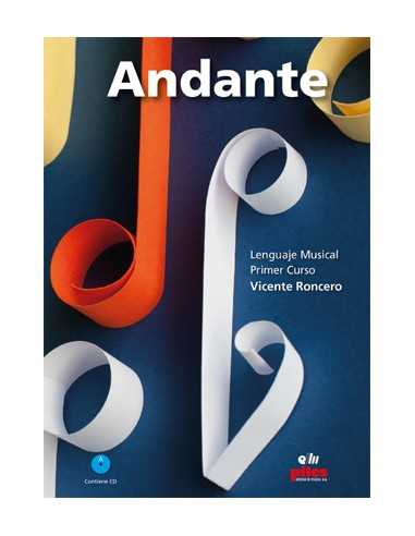 Andante. 1. Primer Curso + CD Nueva Ed. Roncero, V.