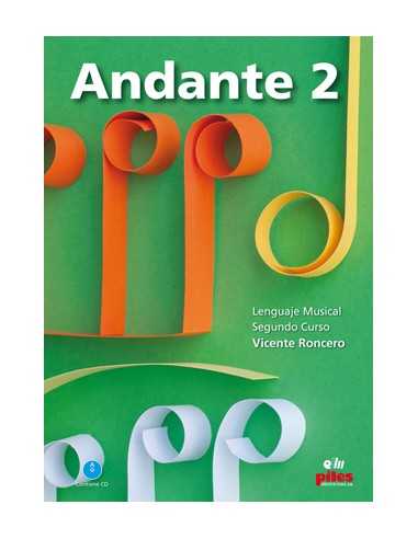 Andante. 2. Segundo Curso + CD Nueva Ed. Roncero, V.