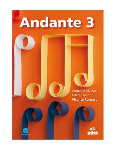 Andante. 3. Tercer Curso + CD Nueva Ed. Roncero, V.