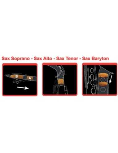 Sordina Saxofón Alto Saxmute